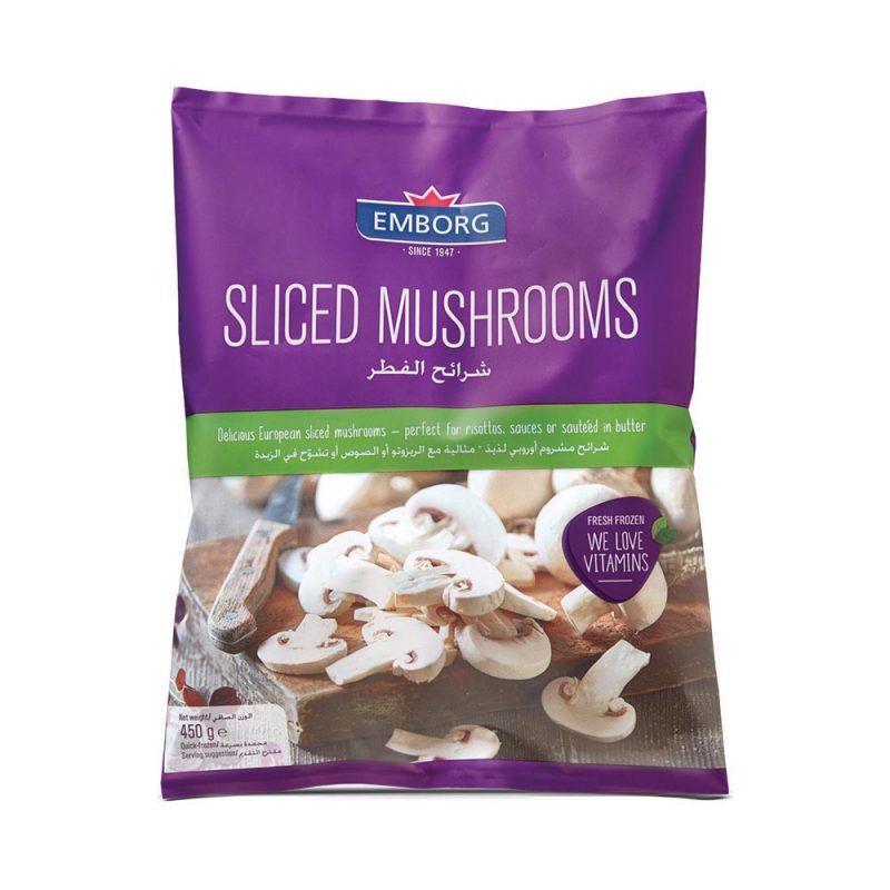Emborg Sliced Mushrooms 450g